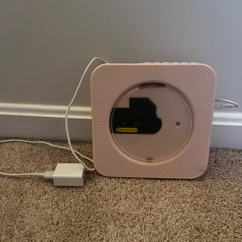 Compact Pink CD Player